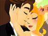 Beautiful Bride Kissing Game