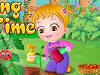 Baby Hazel Gardening Time